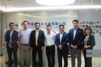 熱烈歡迎三菱電機自動化蒞臨海藍機電參觀指導工作！