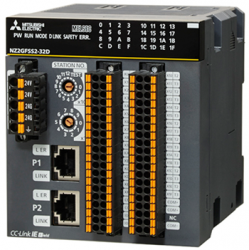 三菱cc-link NZ2GFCF1-32D 32點(diǎn) DC24V（漏型）輸入，遠(yuǎn)程模塊、FCN式